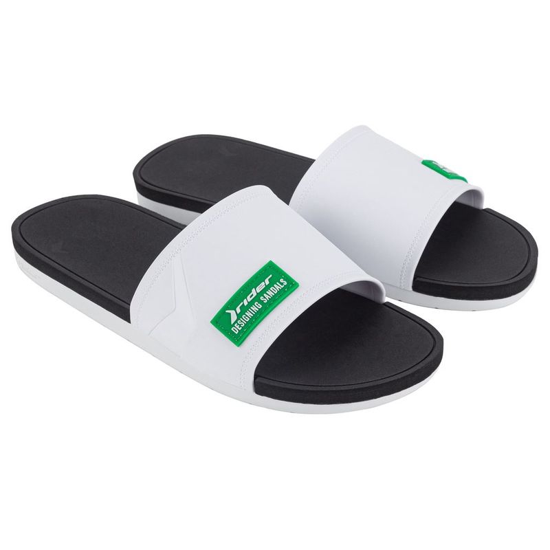 RIDER - Sandalia Slide Hombre Blanco Speed Rider