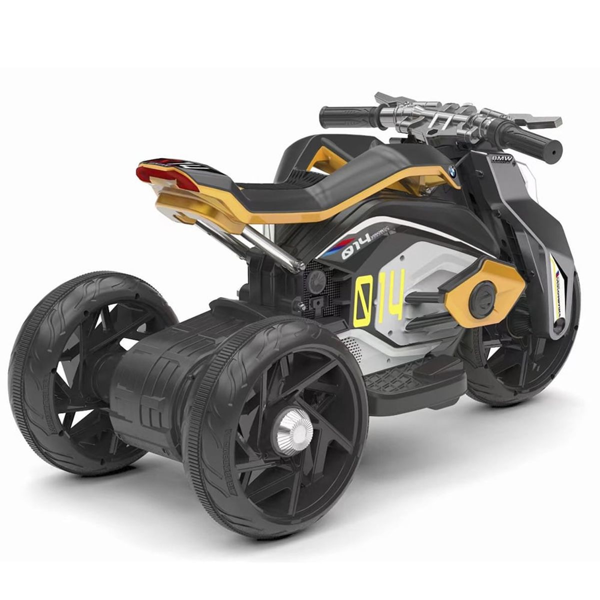 BEBESIT - Moto a Batería Eléctrica Super Pro 2.0 Amarillo Bebesit