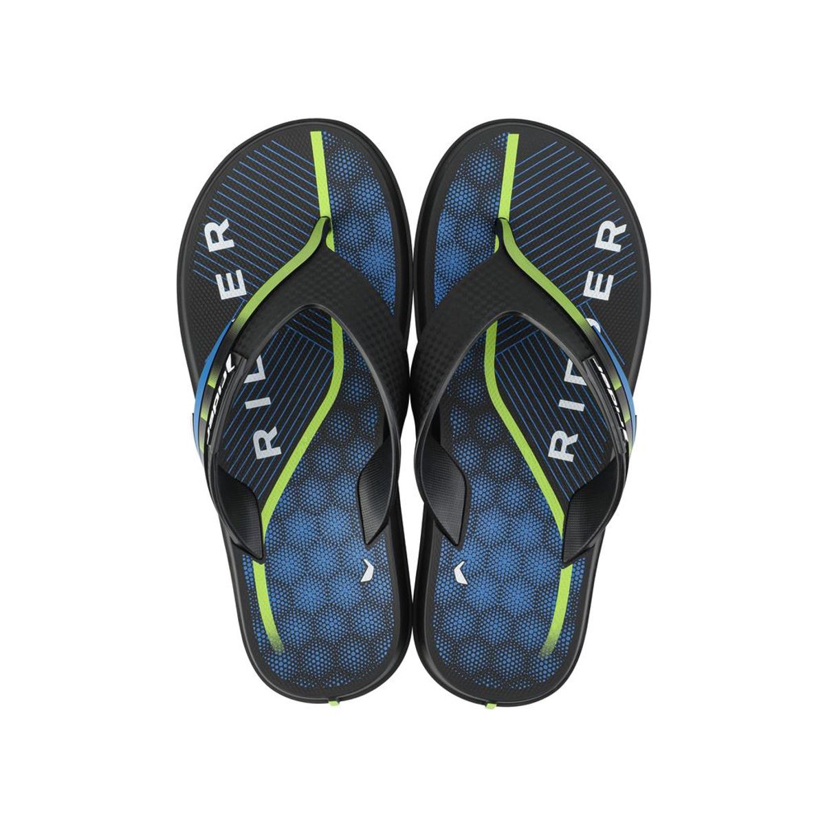 RIDER - Sandalia Line Azul/Verde Rider