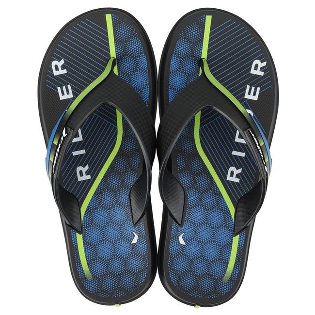 RIDER - Sandalia Line Azul/Verde Rider