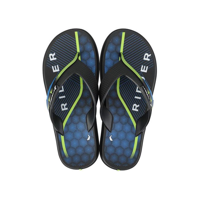 RIDER - Sandalia Line Azul/Verde Rider