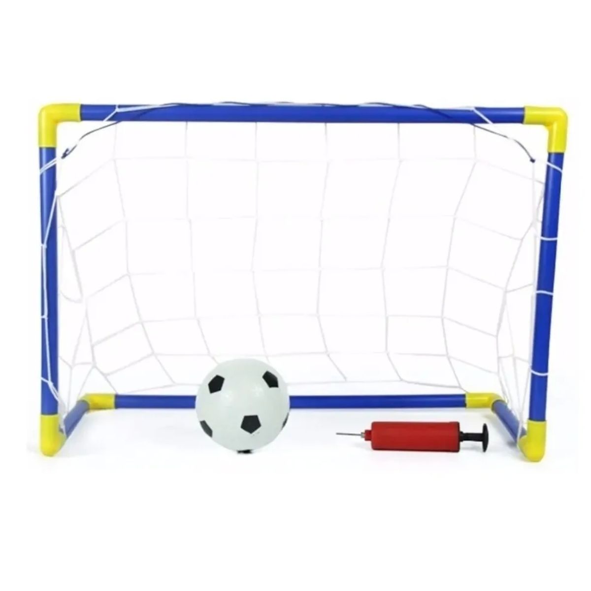 GENERICO - Arco Futbol Grande Pvc Armable  Accesorios