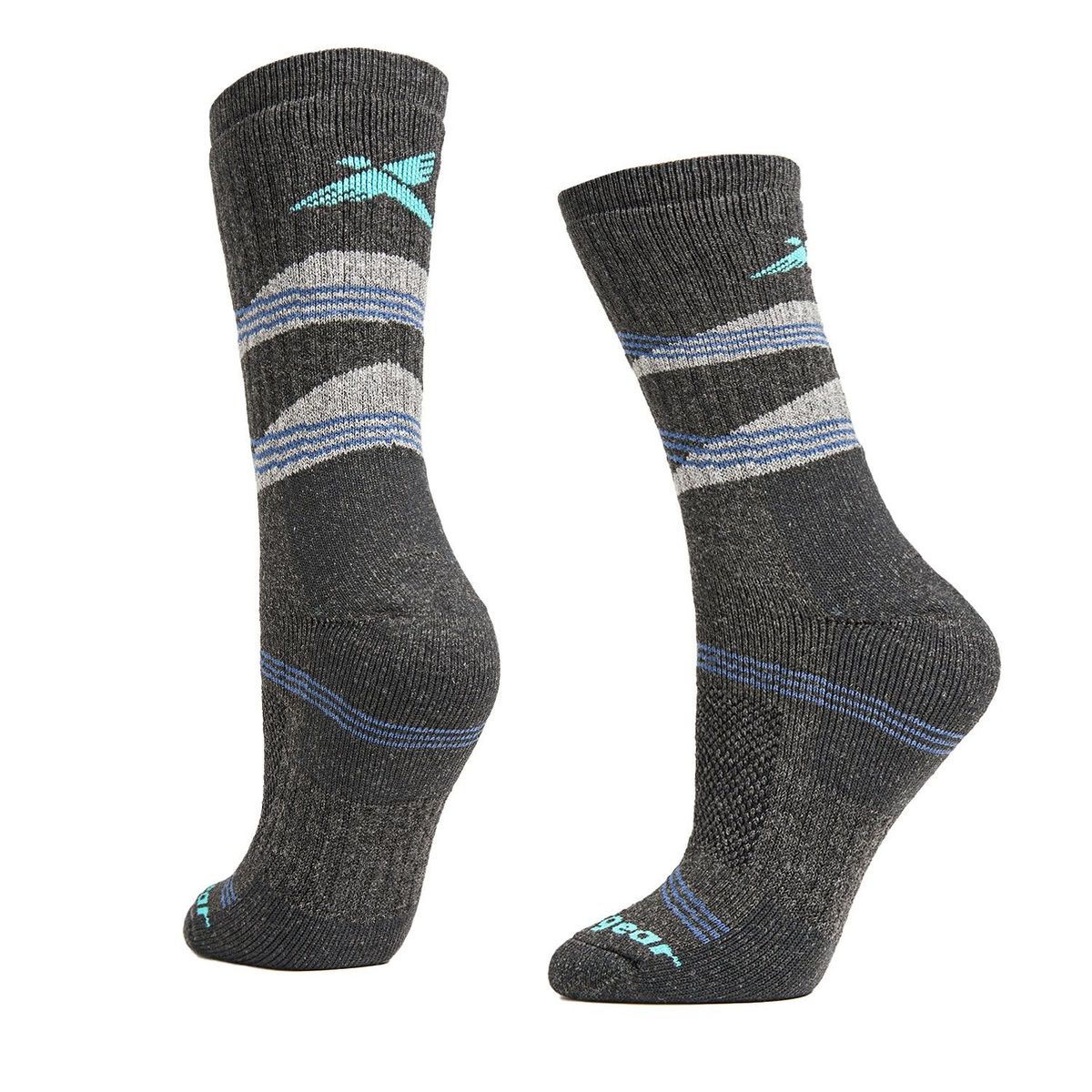 ANDESGEAR - Calcetin Hiking Heavy Crew Gris ANDESGEAR