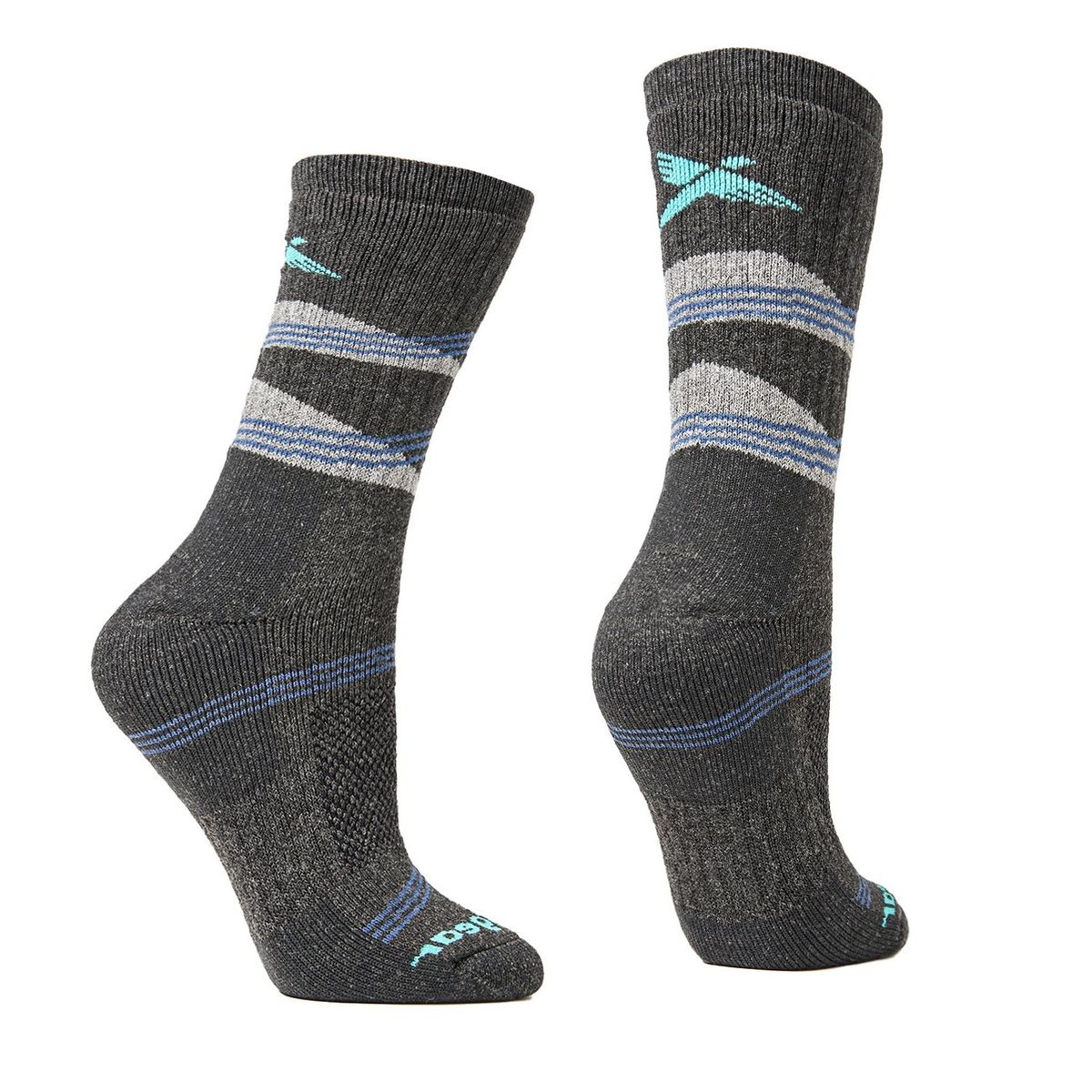 ANDESGEAR - Calcetin Hiking Heavy Crew Gris ANDESGEAR