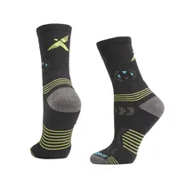 Calcetin Running Mid Crew Negro