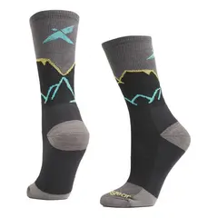 ANDESGEAR - Calcetin Hiking Light Crew Negro