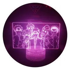 3DILUTION - Lámpara 3d The Disastrous Life of Saiki K Base Agrietada