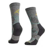 Calcetin Hiking Mid Crew Gris