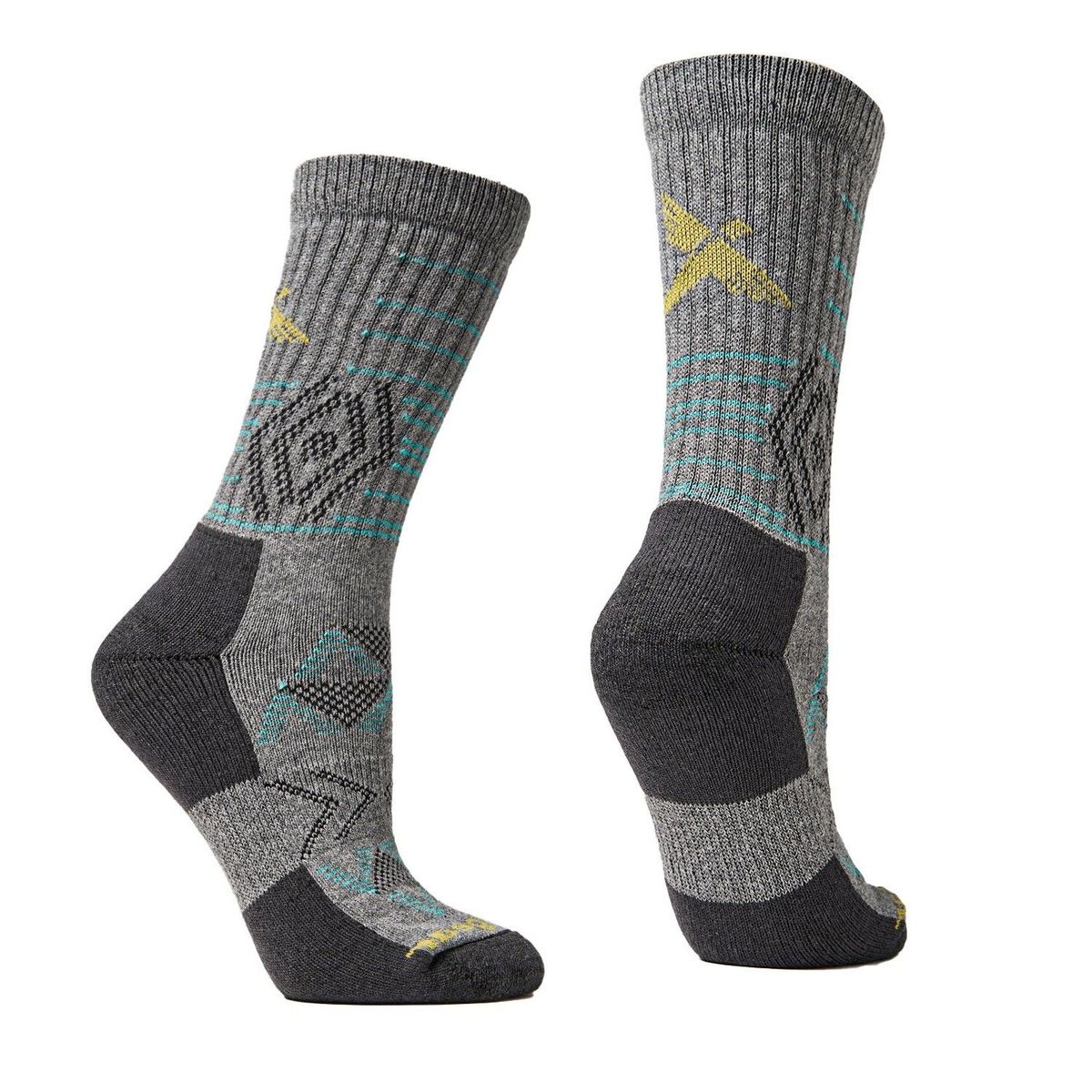 ANDESGEAR - Calcetin Hiking Mid Crew Gris ANDESGEAR