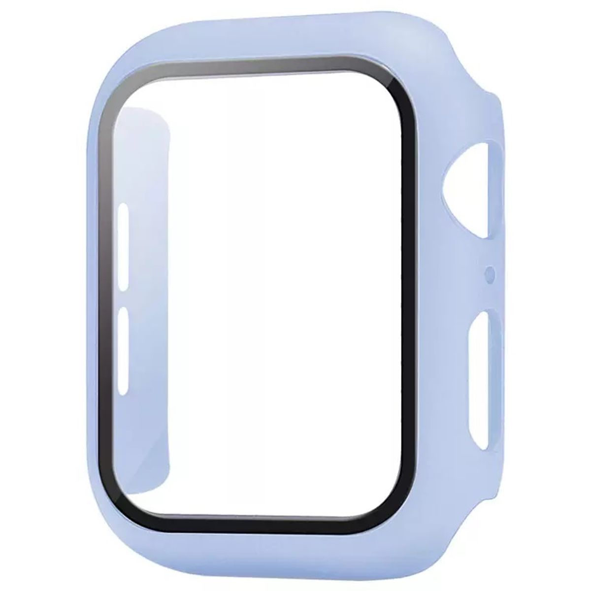 GENERICO - Protector 360 Para Apple Watch 44mm con vidrio templado Azul pastel