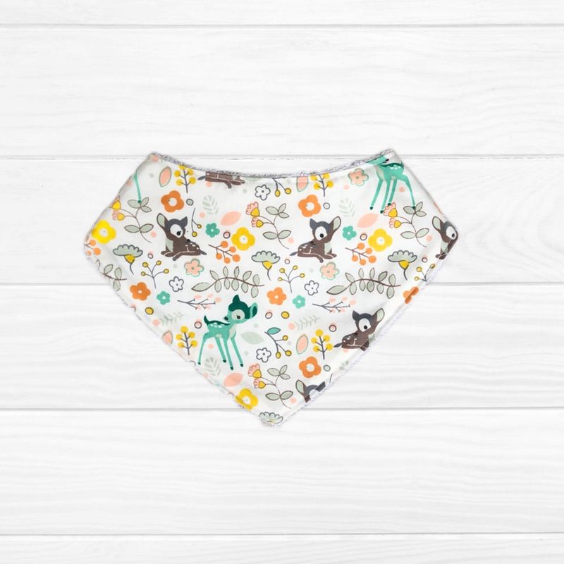 OLIVER & CLARA - Babero algodón bandana bambi