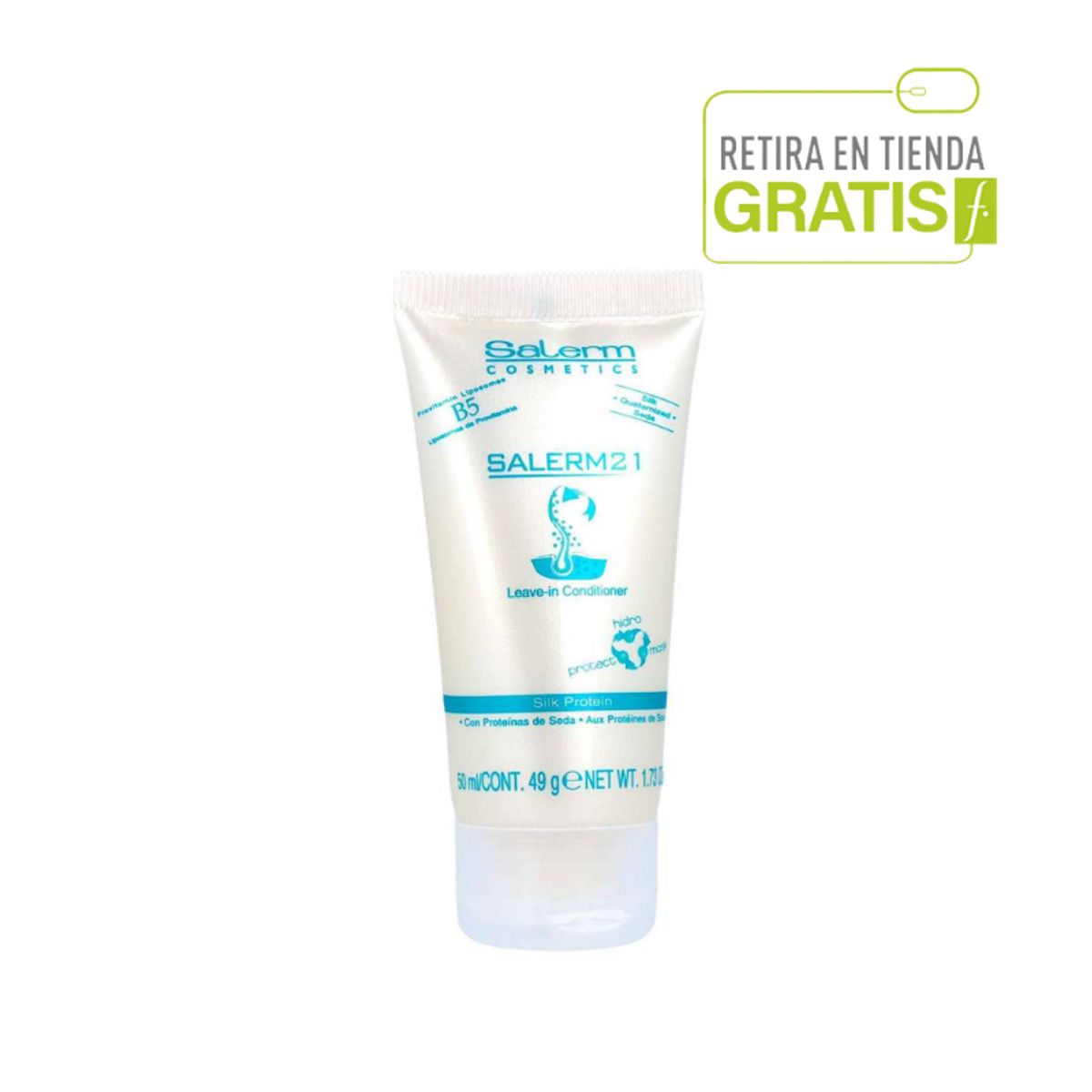 SALERM - SALERM 21 Crema intensiva capilar con Proteina de Seda 50 ml