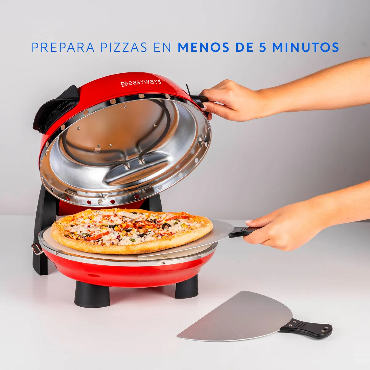 EASYWAYS - Horno para Pizza Electrico Pizza Oven EasyWays