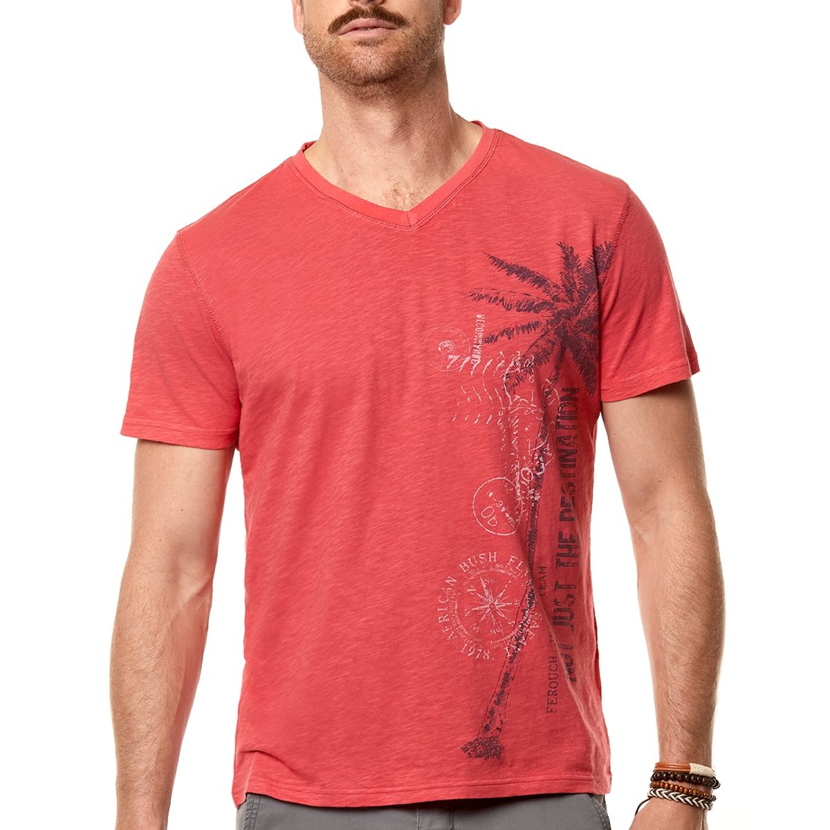 FEROUCH - Polera Naples Rojo Ferouch_.