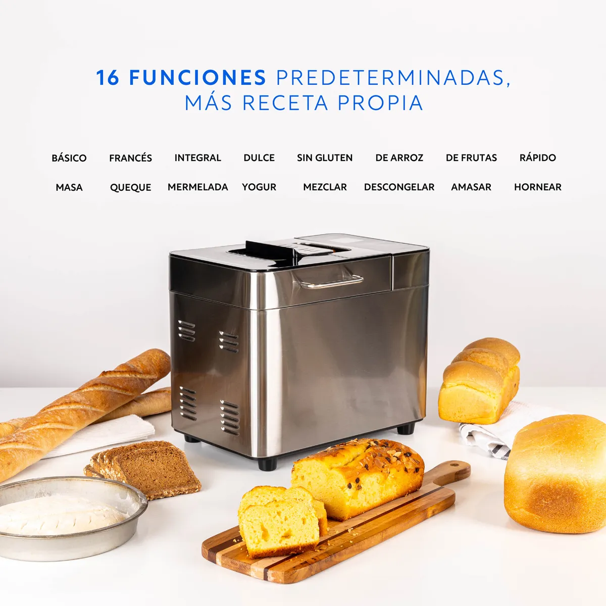 EASYWAYS - Maquina de Pan Multi Bread 1Kg EasyWays
