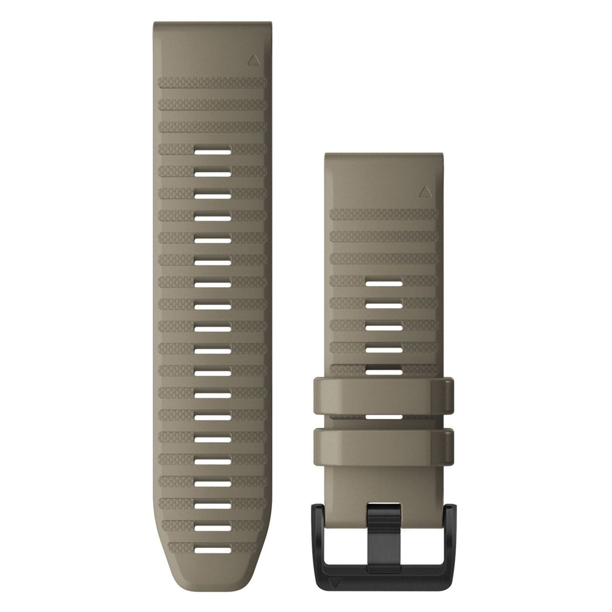 GARMIN - QuickFit 26 Watch Band - Dark Sandstone Silicone GARMIN
