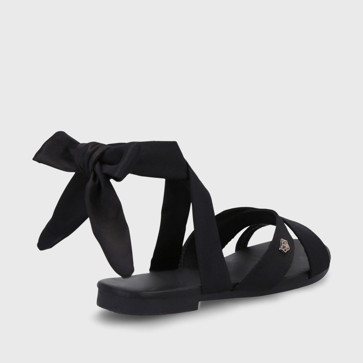 GOTTA - Sandalia Mujer Plana Negra 33712