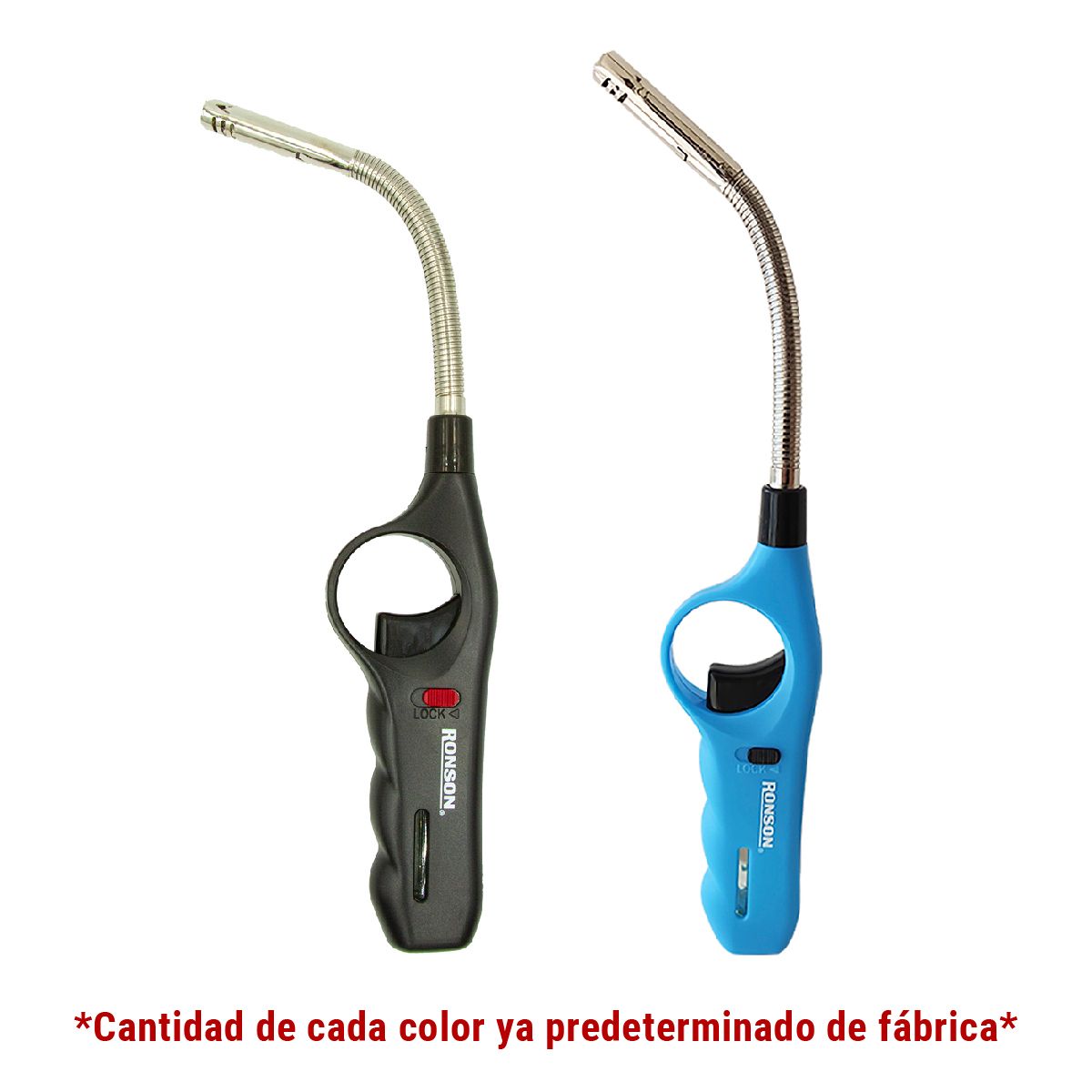 RONSON - Pack Ronson Encendedor Tubo Flex Caja x 12 Unidades