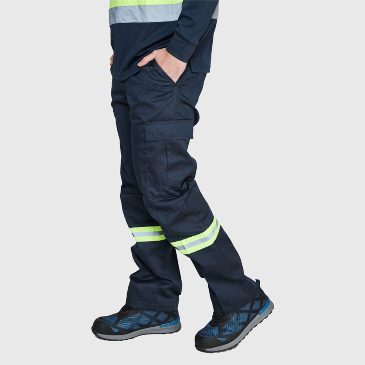 JAYSON - Pantalón Cargo Gabardina C/Reflectante Día/Noche