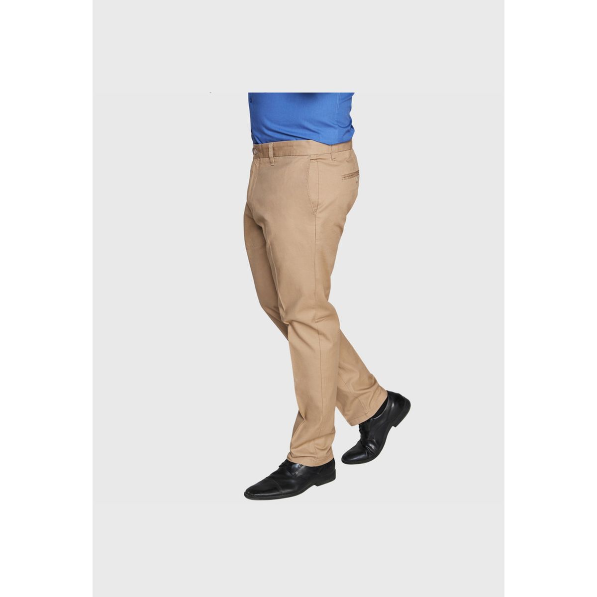 JAYSON - Pantalón Gabardina Spandex Frente Plano Hombre