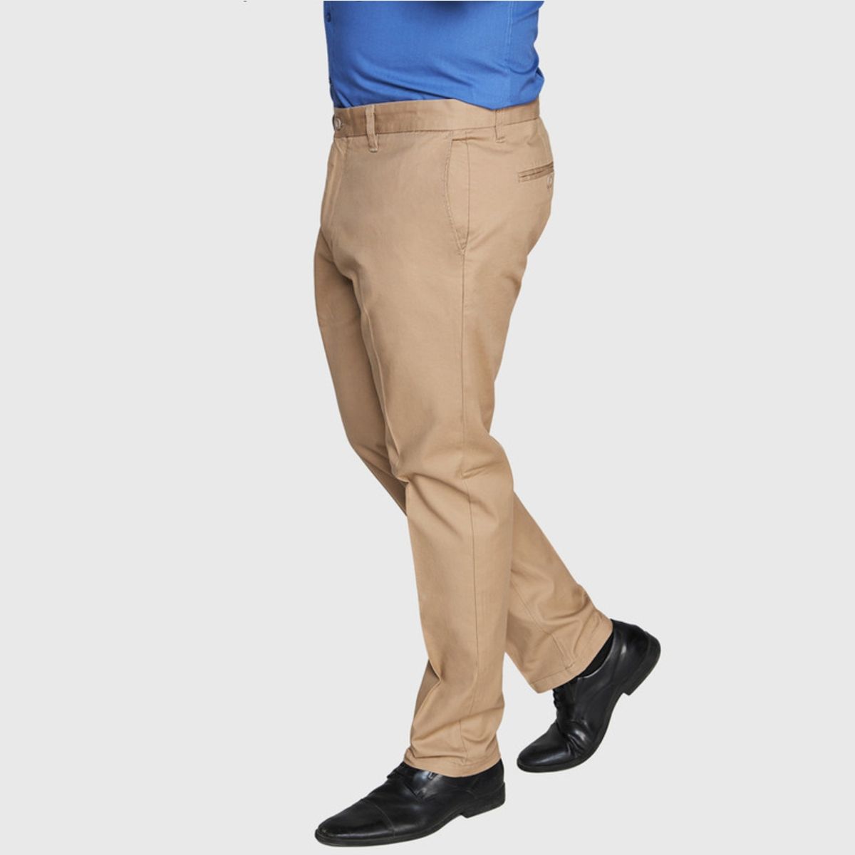JAYSON - Pantalón Gabardina Spandex Frente Plano Hombre