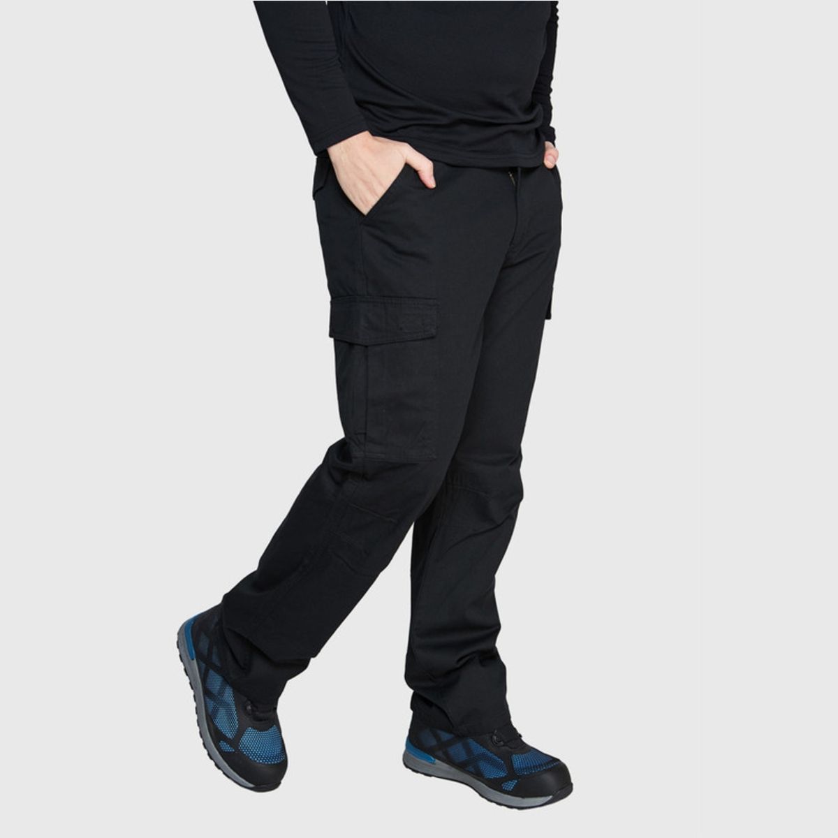 JAYSON - Pantalón Cargo Gabardina 100% Algodón Hombre