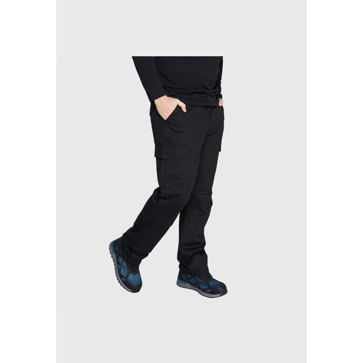 JAYSON - Pantalón Cargo Gabardina 100% Algodón Hombre