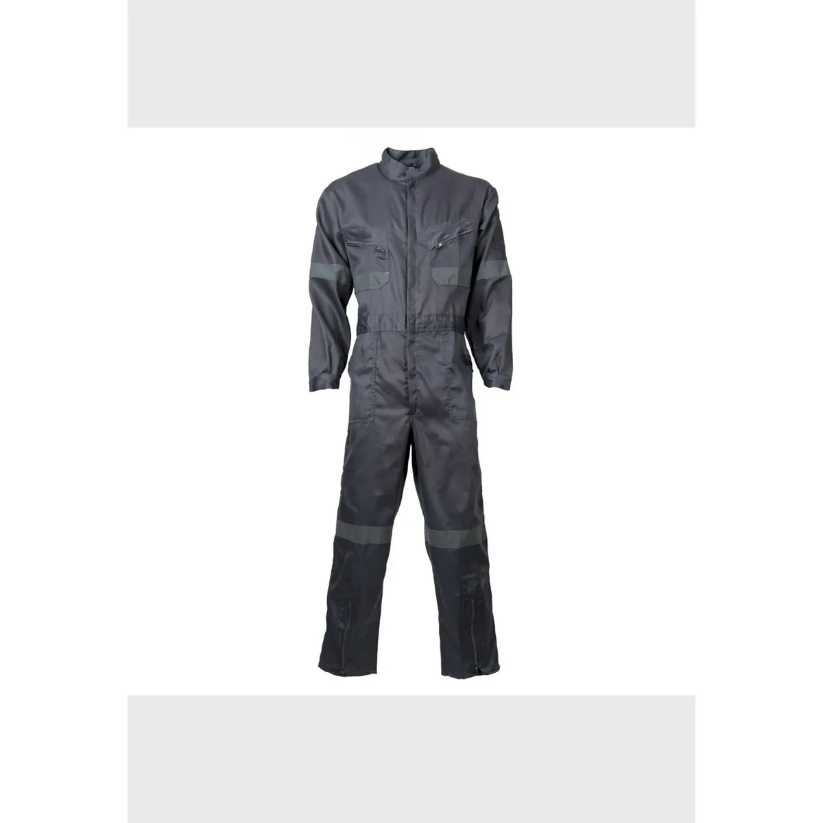 JAYSON - Overol Gabardina Con Reflectante Gris