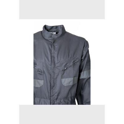 Imagen 2 del producto Overol Gabardina Con Reflectante Gris