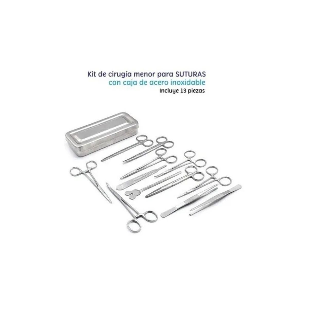 GENERICO - Kit De Disección - Instrumental 13 Piezas