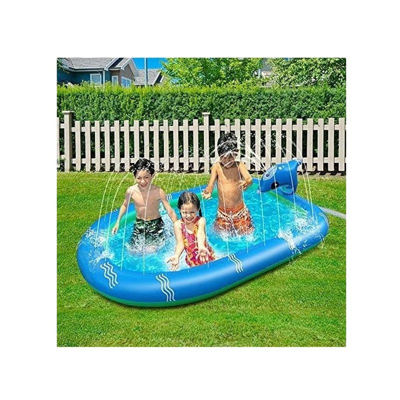 GENERICO - Alfombra De Agua 170cm Piscina Lanza Chorros Niños