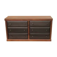 Comoda Sofia 6 Cajones color Chocolate