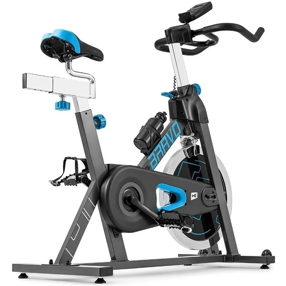 TODODESCUENTO - Bicicleta Spinning Indoor Profesional Bravo 18kg- Hop Sport