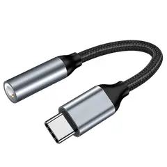 TECMASTER - Adaptador Tipo C para Audifono Jack 3.5mm Premium Audio