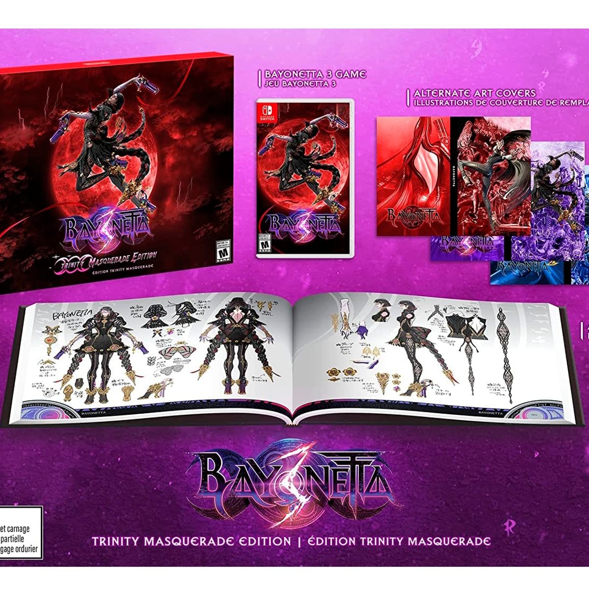 NINTENDO - Bayonetta 3 Trinity Masquerade Edition (USA) - Switch - Sniper