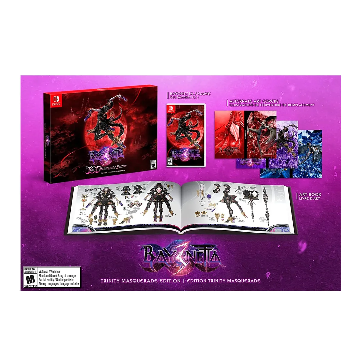 NINTENDO - Bayonetta 3 Trinity Masquerade Edition (USA) - Switch - Sniper