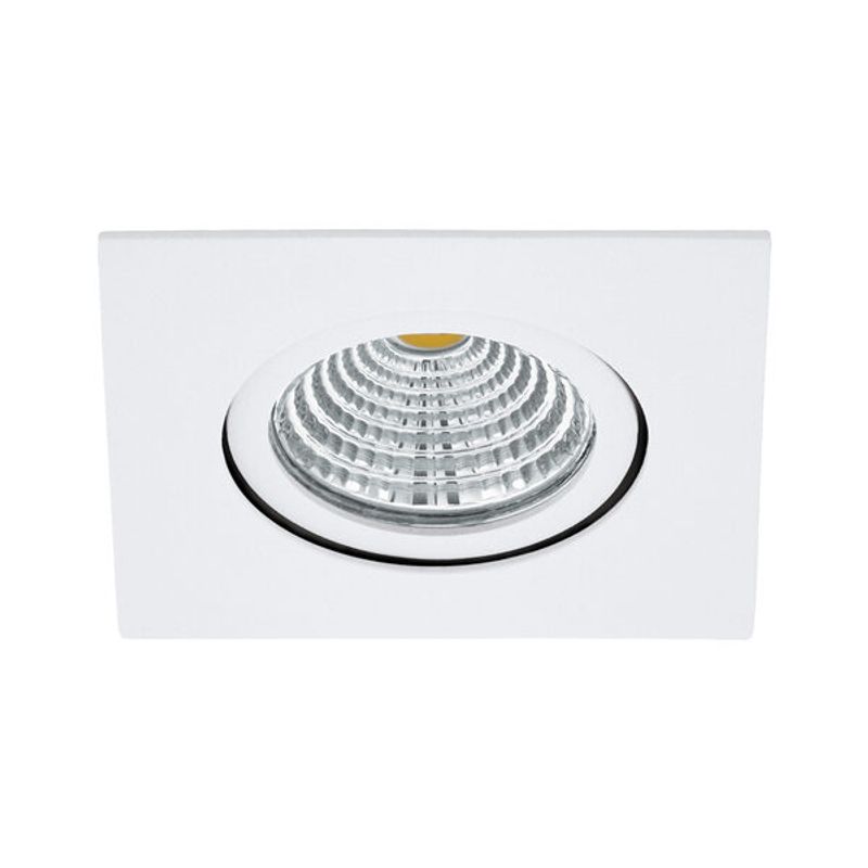EGLO - Foco Embutido Saliceto Blanco 88X88 led incluida cod98302