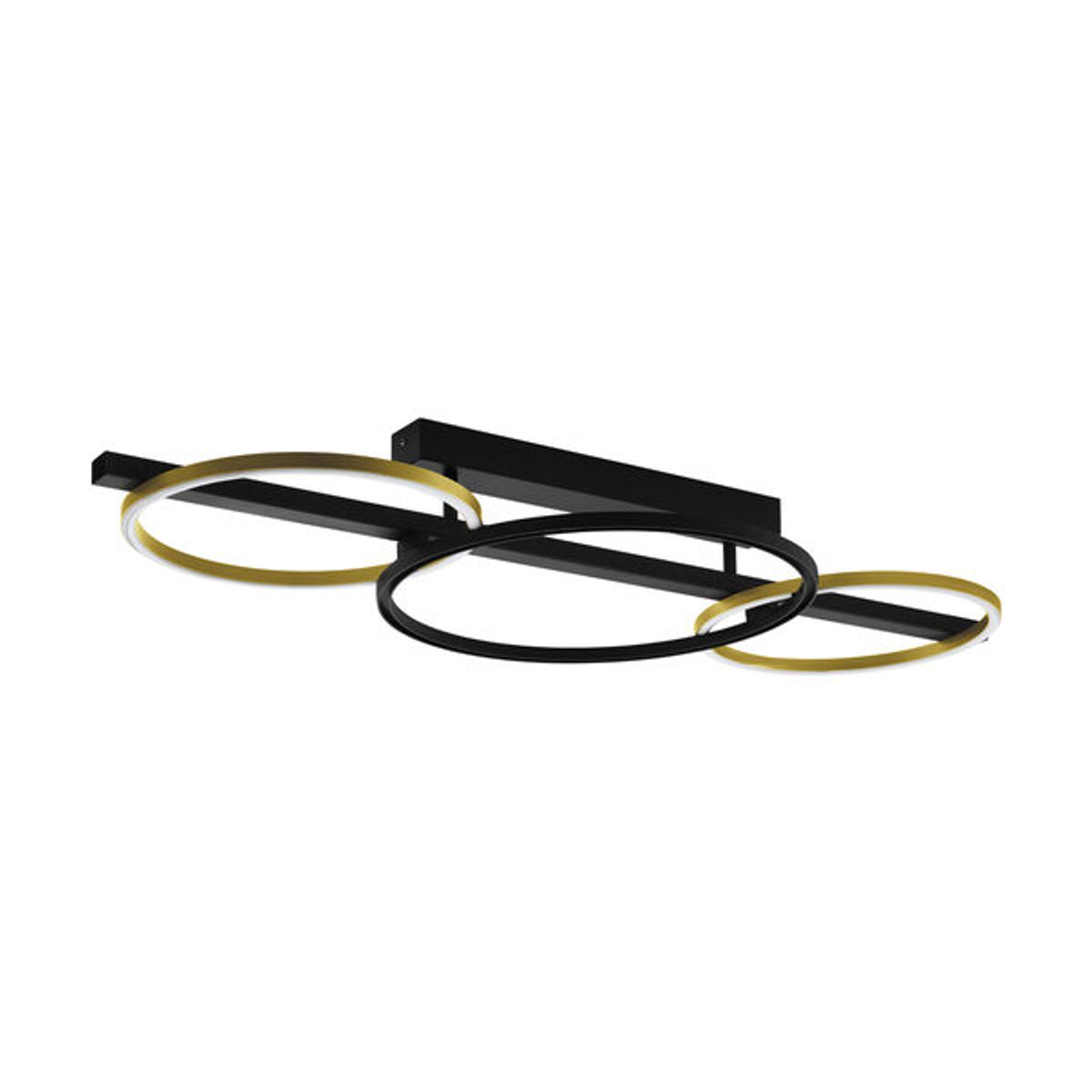 EGLO - Lámpara Apliqué Led Lanacera Oro Negro 390086