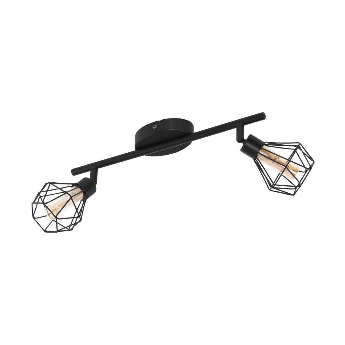 EGLO - Foco Sobrepuesto Zapata Acero Negro L360 G9LED Incluye 2x3W Cod32766