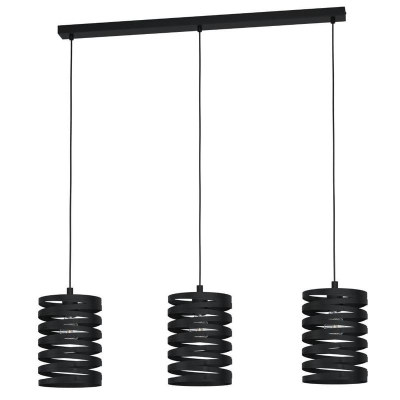 EGLO - Lámpara Colgante Cremella Negro E27 3X40w Cod99347