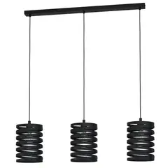 EGLO - Lámpara Colgante Cremella Negro E27 3X40w Cod99347