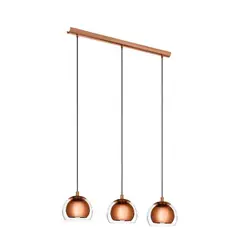 EGLO - Lámpara Colgante Rocamar Cobre 3X60W E27 Cod94591