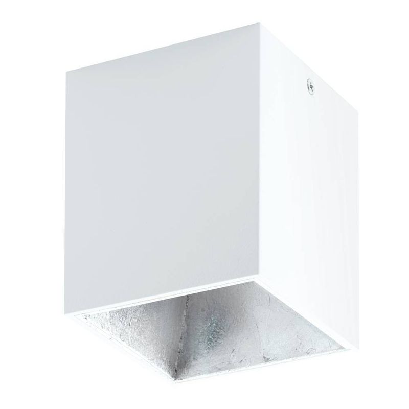 EGLO - Foco Sobrepuesto Led Polasso Plata Blanca 94499