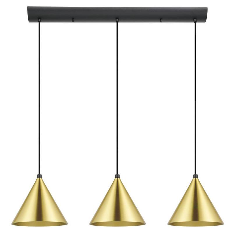 EGLO - Lámpara Colgante Narices Dorada 3X40W IP20 Cod99592