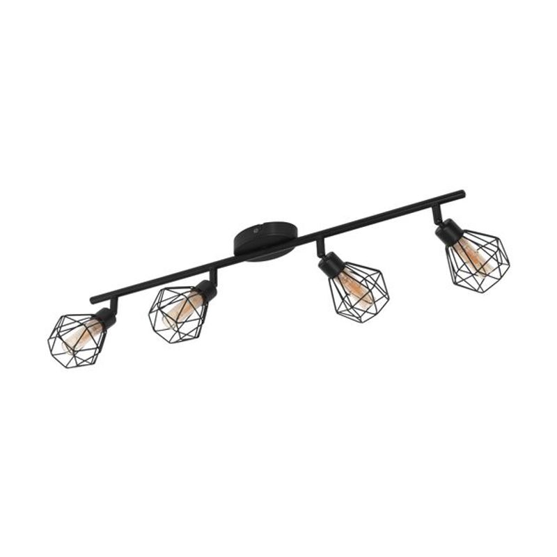 EGLO - Foco Sobrepuesto Zapata Negro G9 incluida 4X3W Cod32767
