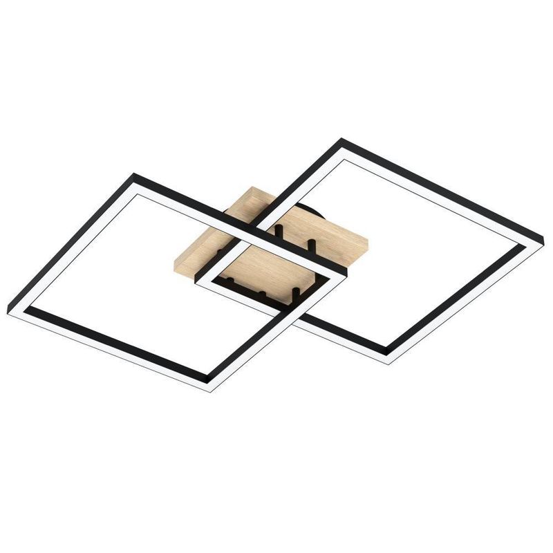 EGLO - Lámpara Techo Led Lomaltas-z Marrón Oscuro 99677