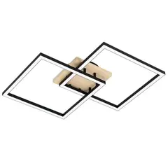 EGLO - Lámpara Techo Led Lomaltas-z Marrón Oscuro 99677
