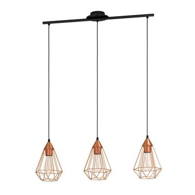 Imagen 2 del producto Lámpara Colgante Tarbes Cobre L790 H1100 3x60W E27 Cod 94195