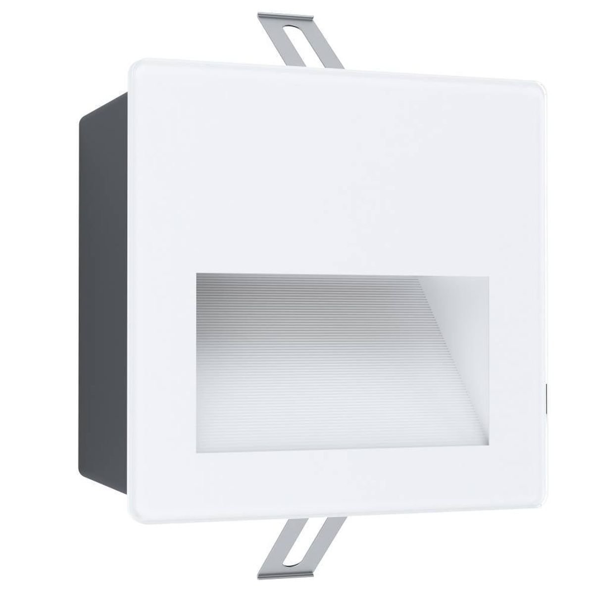 EGLO - Foco Embutido Aracena Blanco Negro 4W IP65 Led incluida Cod99575