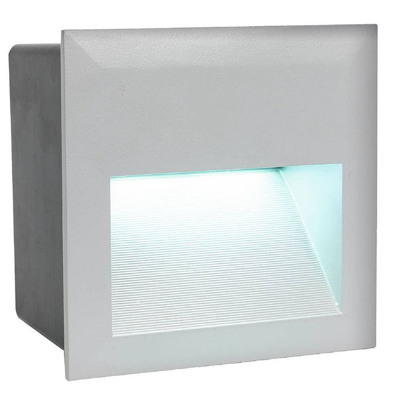 EGLO - Foco Embutido Zimba-led Plata 4W LED 400lm IP65 Cod95235
